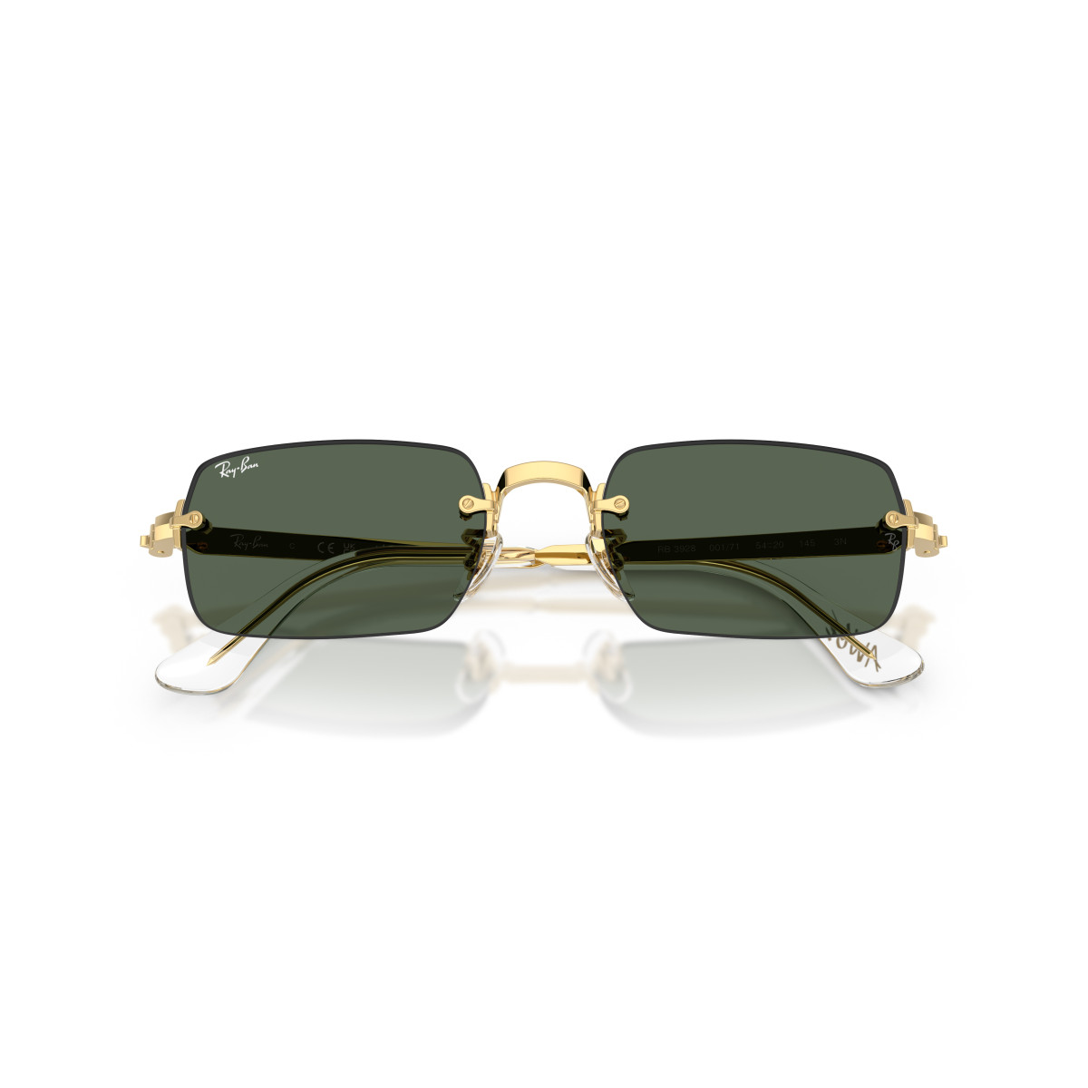 Ray-Ban RB3928 By A$AP Rocky saulesbrilles | Arista Gold - Dark Green