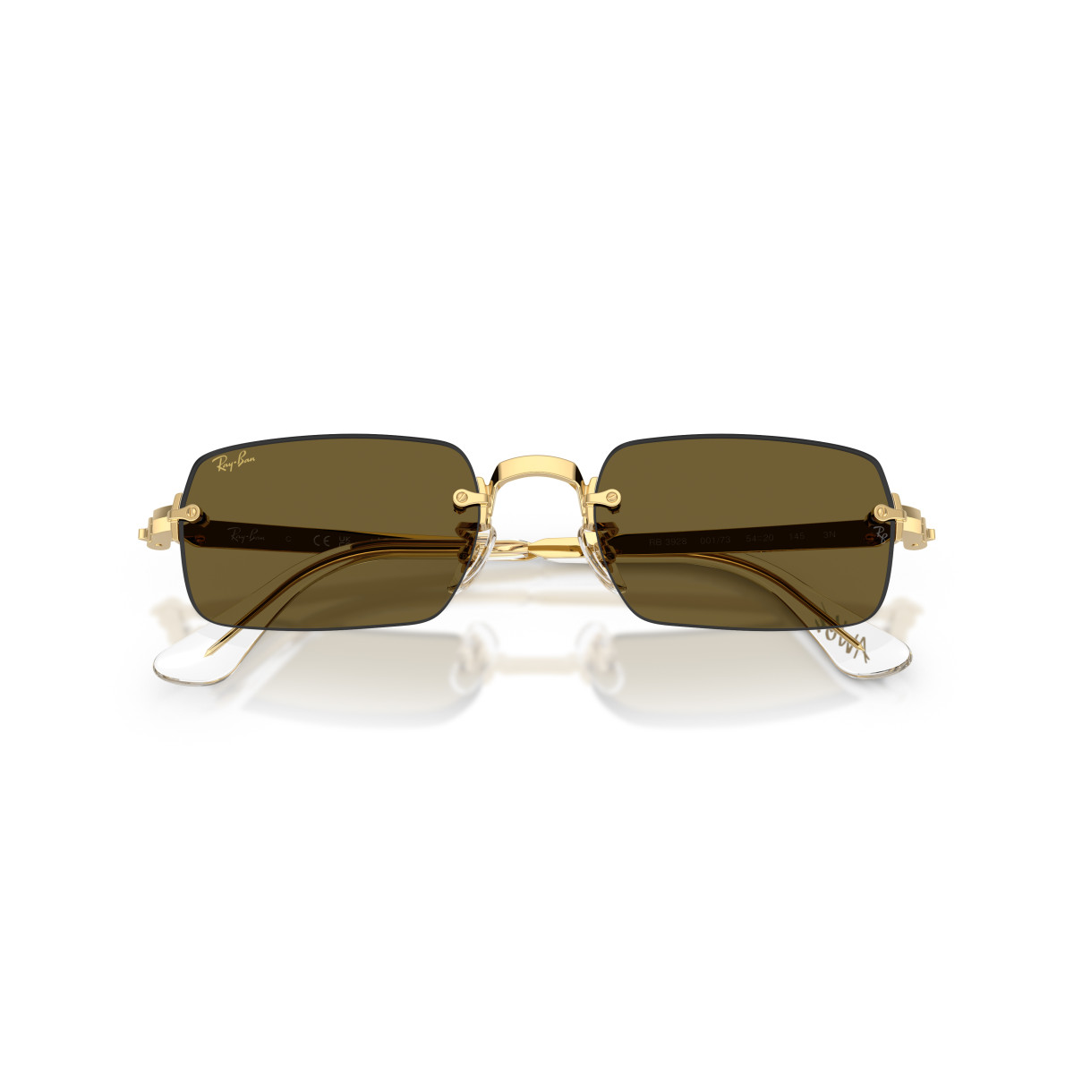 Ray-Ban RB3928 By A$AP Rocky saulesbrilles | Arista Gold - Dark Brown