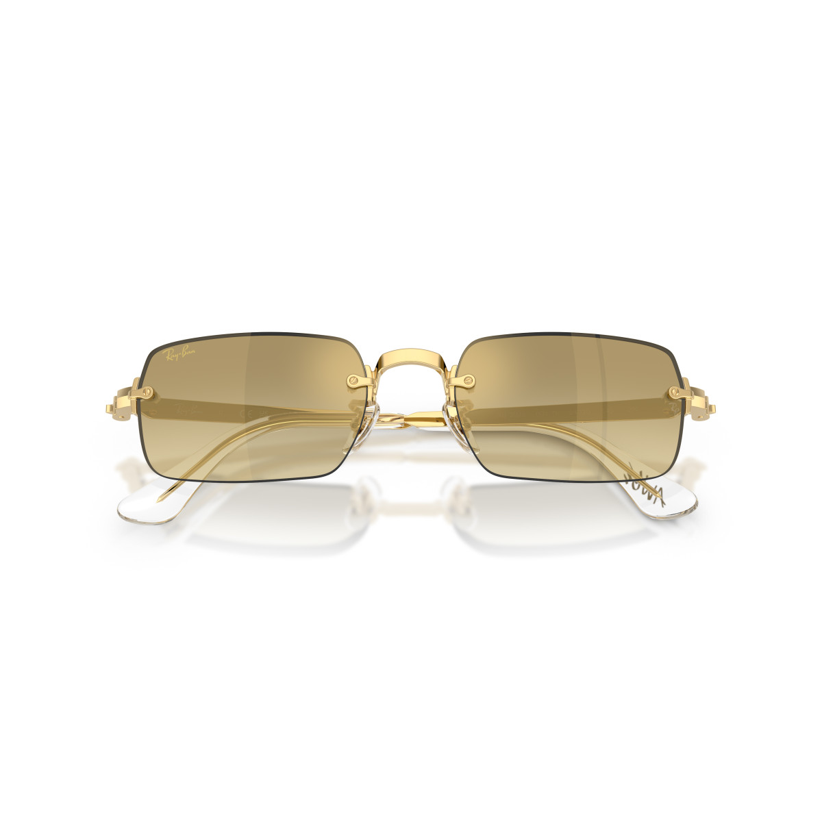Ray-Ban RB3928 By A$AP Rocky saulesbrilles | Arista Gold - Brown Mirror Gold