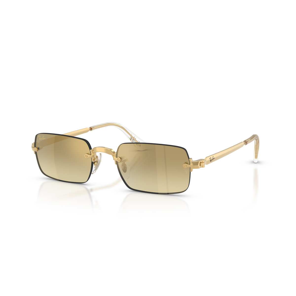 Ray-Ban RB3928 By A$AP Rocky saulesbrilles | Arista Gold - Brown Mirror Gold