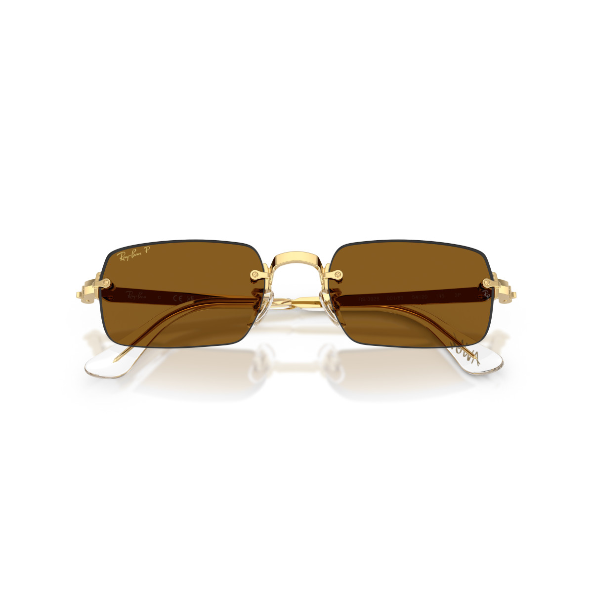 Ray-Ban RB3928 By A$AP Rocky saulesbrilles | Polarized | Arista Gold - Dark Brown