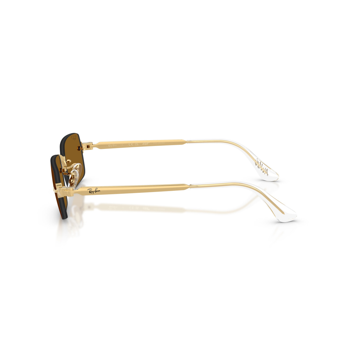 Ray-Ban RB3928 By A$AP Rocky saulesbrilles | Polarized | Arista Gold - Dark Brown