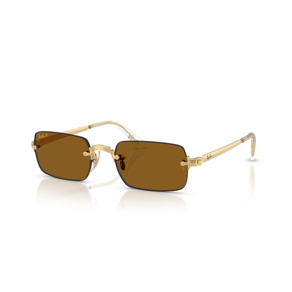 Ray-Ban RB3928 By A$AP Rocky saulesbrilles | Polarized | Arista Gold - Dark Brown
