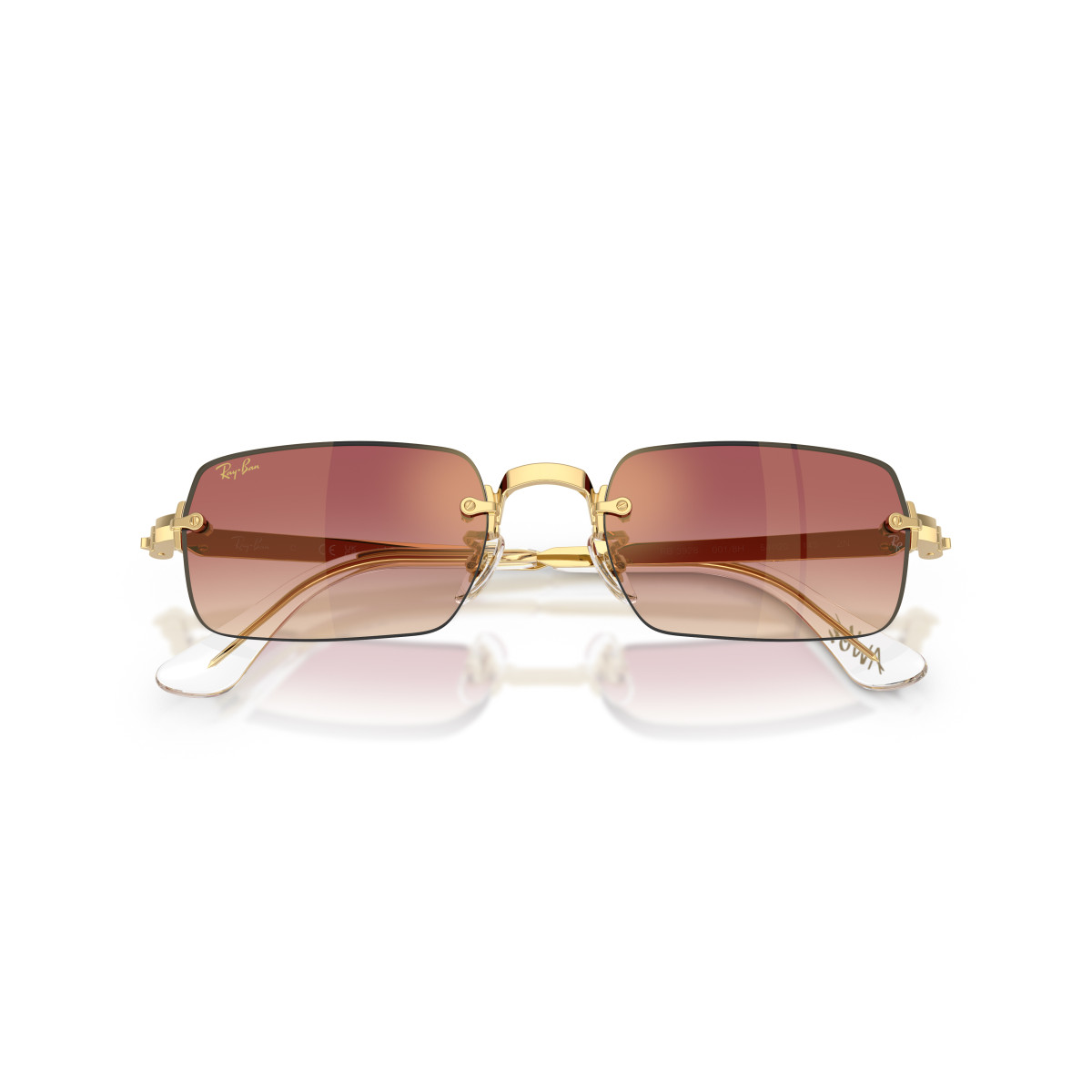 Ray-Ban RB3928 By A$AP Rocky saulesbrilles | Arista Gold - Clear Gradient Dark Violet
