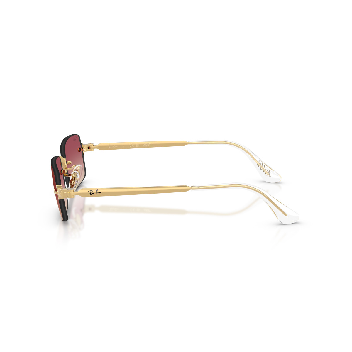 Ray-Ban RB3928 By A$AP Rocky saulesbrilles | Arista Gold - Clear Gradient Dark Violet