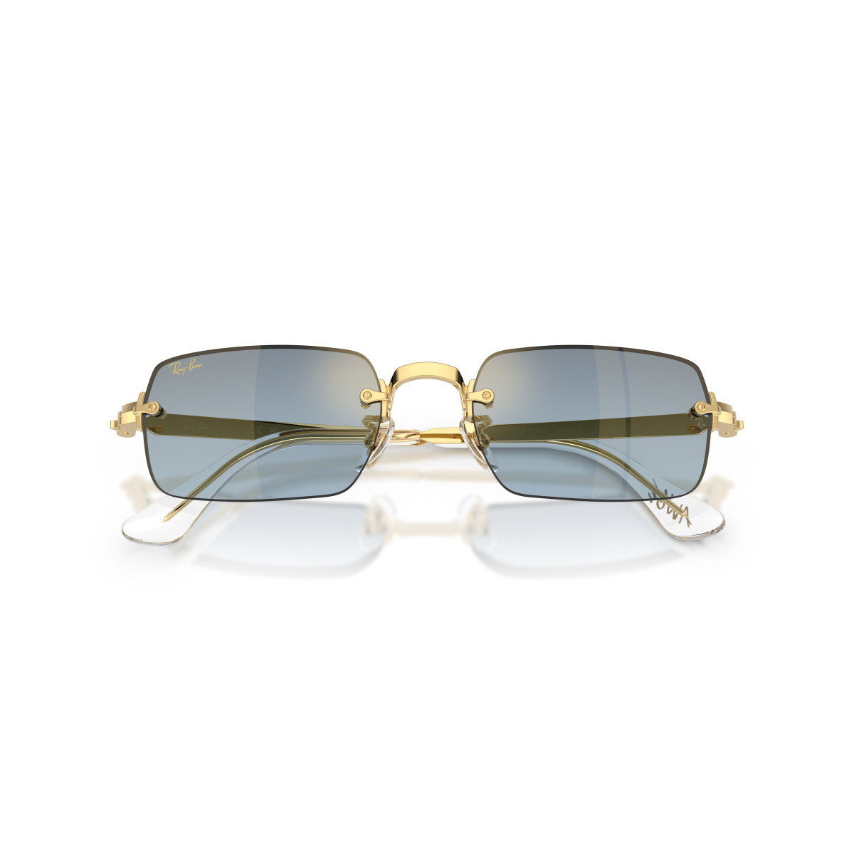 Ray-Ban RB3928 By A$AP Rocky saulesbrilles | Arista Gold - Blue Gradient Dark Grey