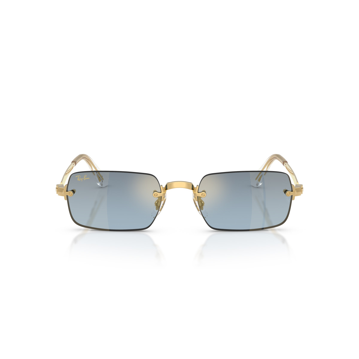 Ray-Ban RB3928 By A$AP Rocky saulesbrilles | Arista Gold - Blue Gradient Dark Grey