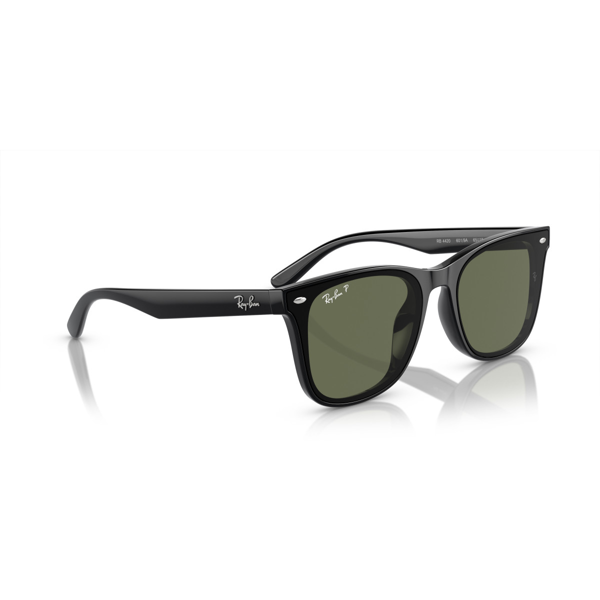 Ray-Ban RB4420 saulesbrilles | Polarized | Black - Dark Green