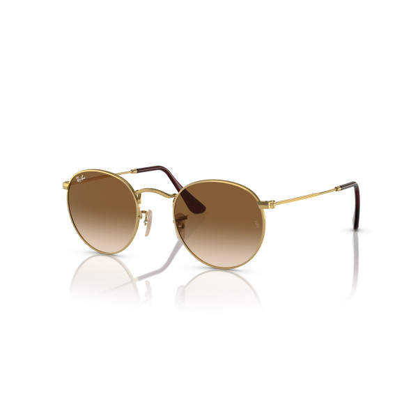 Ray-Ban Round Metal Large saulesbrilles | Gold - Brown Ray-Ban Round Metal Large saulesbrilles | Gold - Brown