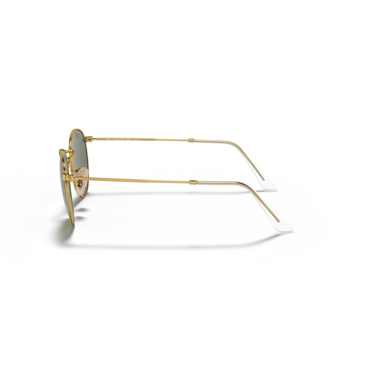 Ray-Ban Round Metal Small saulesbrilles | Polarised | Arista Gold - G-15 Green