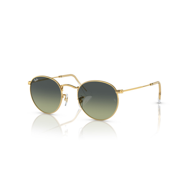 Ray-Ban Round Metal Large saulesbrilles | Arista Gold - Green Vintage