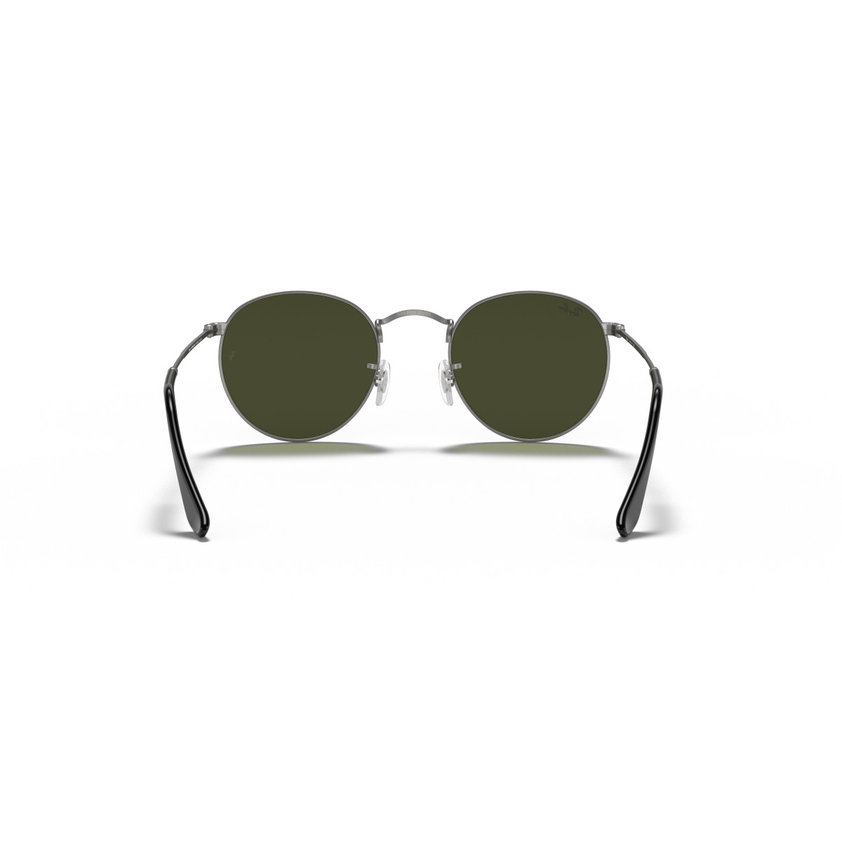 Ray-Ban Round Metal Large saulesbrilles | Gunmetal - G-15 Green