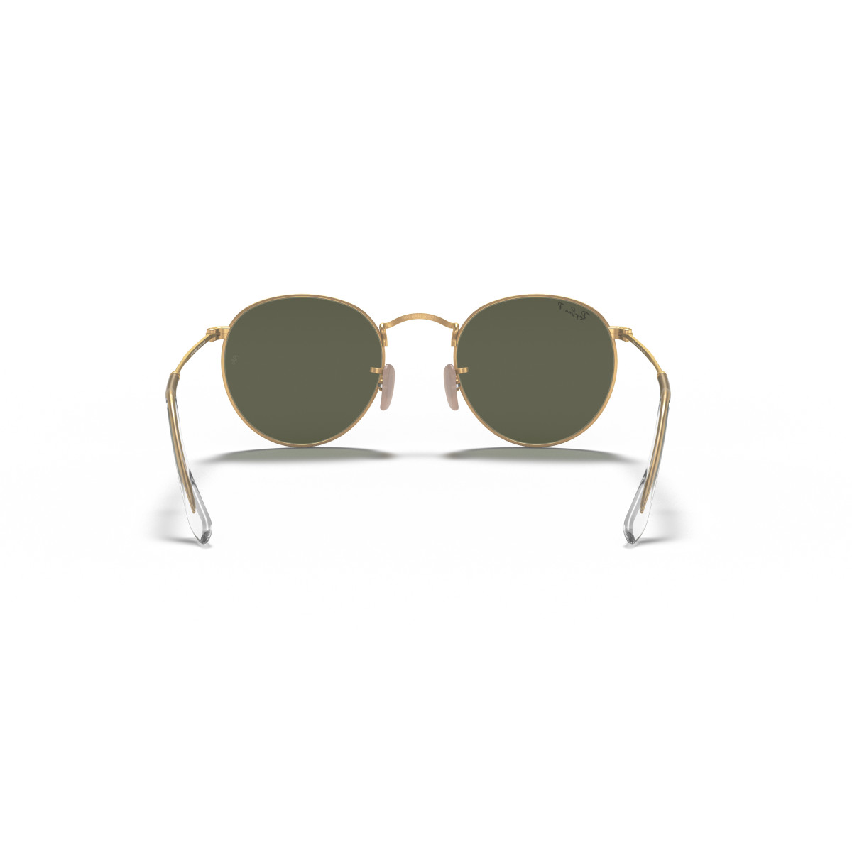 Ray-Ban Round Metal Small saulesbrilles | Polarized | Gold - G-15 Green