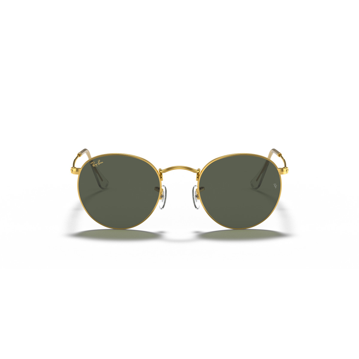 Ray-Ban Round Metal Large saulesbrilles | Gold - G-15 Green