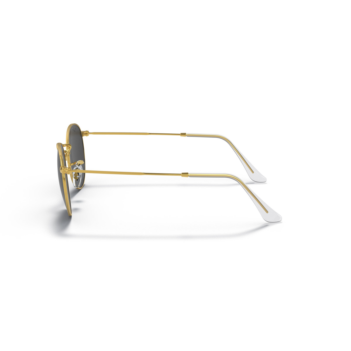 Ray-Ban Round Metal Large saulesbrilles | Polarised | Gold - Black