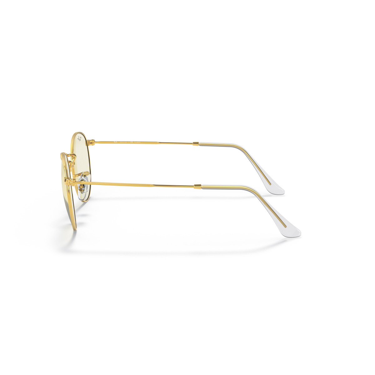 Ray-Ban Round Metal Small saulesbrilles | Photochromic | Gold - Clear