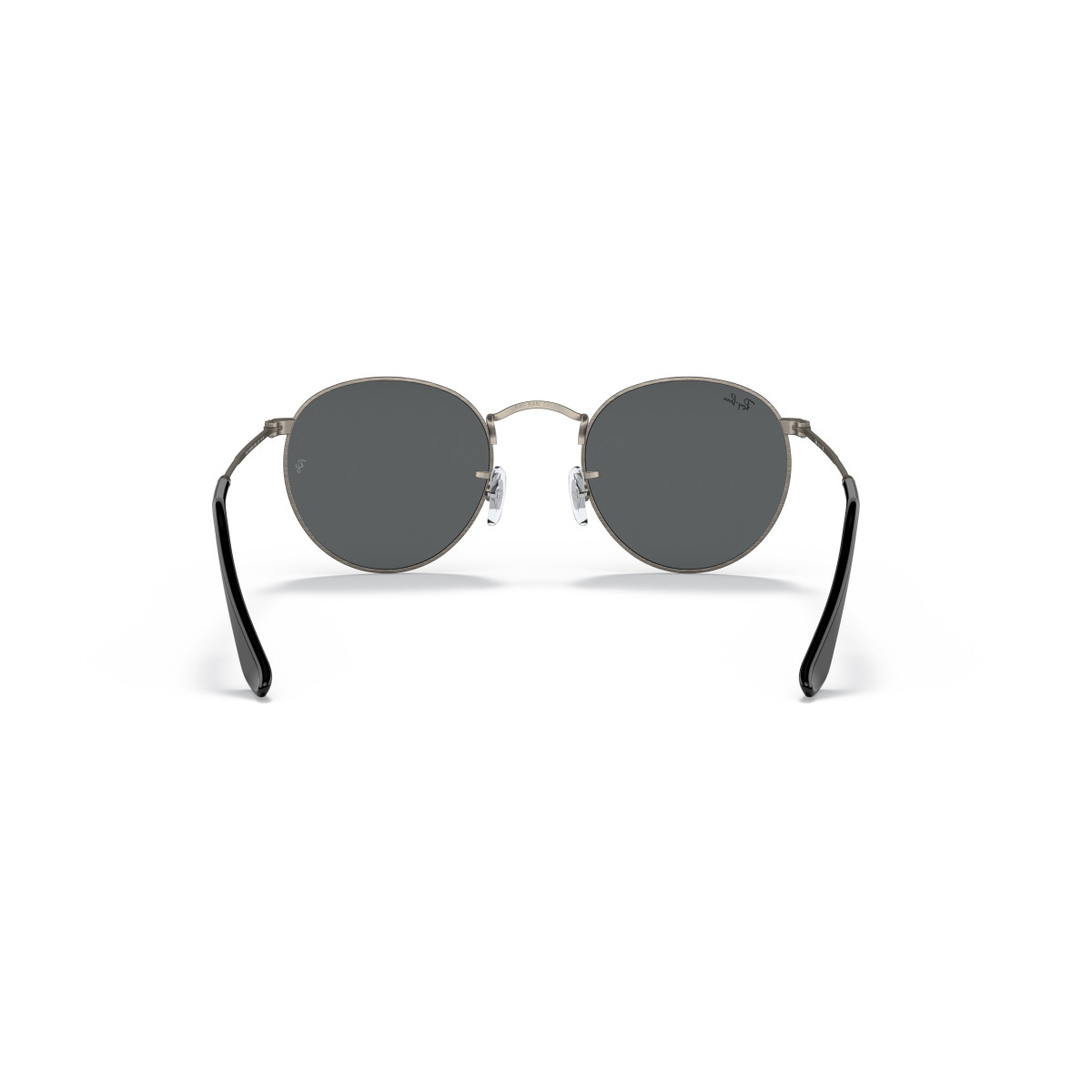 Ray-Ban Round Metal Large saulesbrilles | Gunmetal - Dark Grey