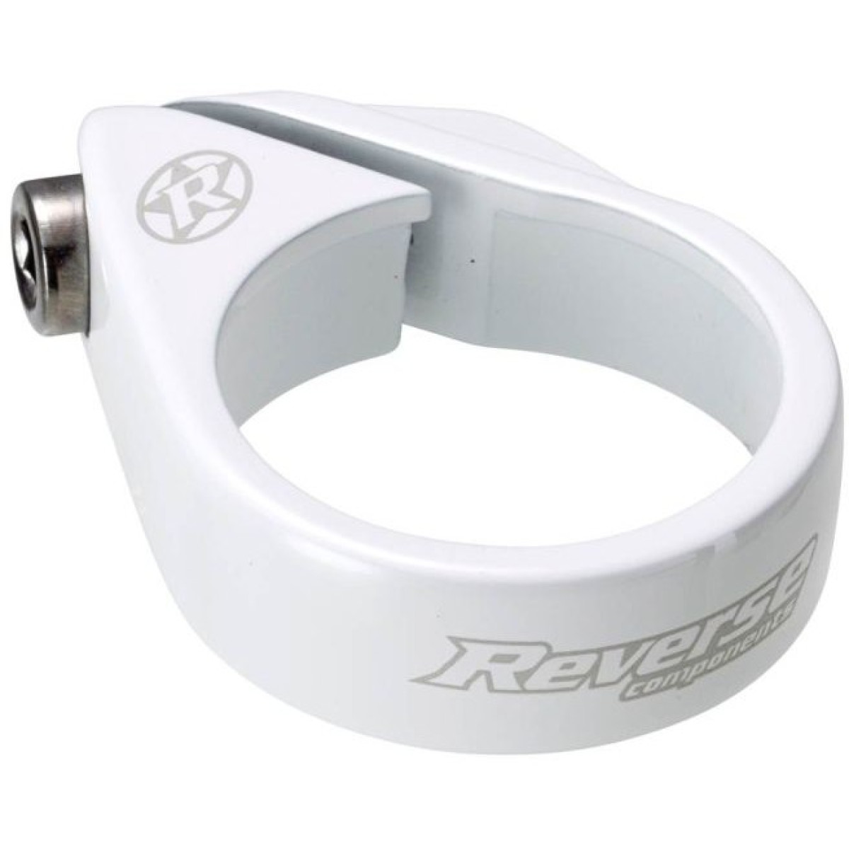 Reverse Bolt sēdekļa stutes skava | 34.9mm | White