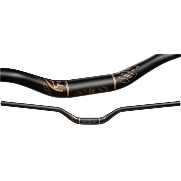 Reverse Components Niko Vink alumīnija stūre | Ø 31.8 | 48mm Rise | Black - Copper