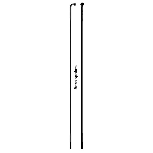Sapim CX-Ray riteņa spieķis | J-Bend | 2-2.3-0.9-2.0 mm | Black