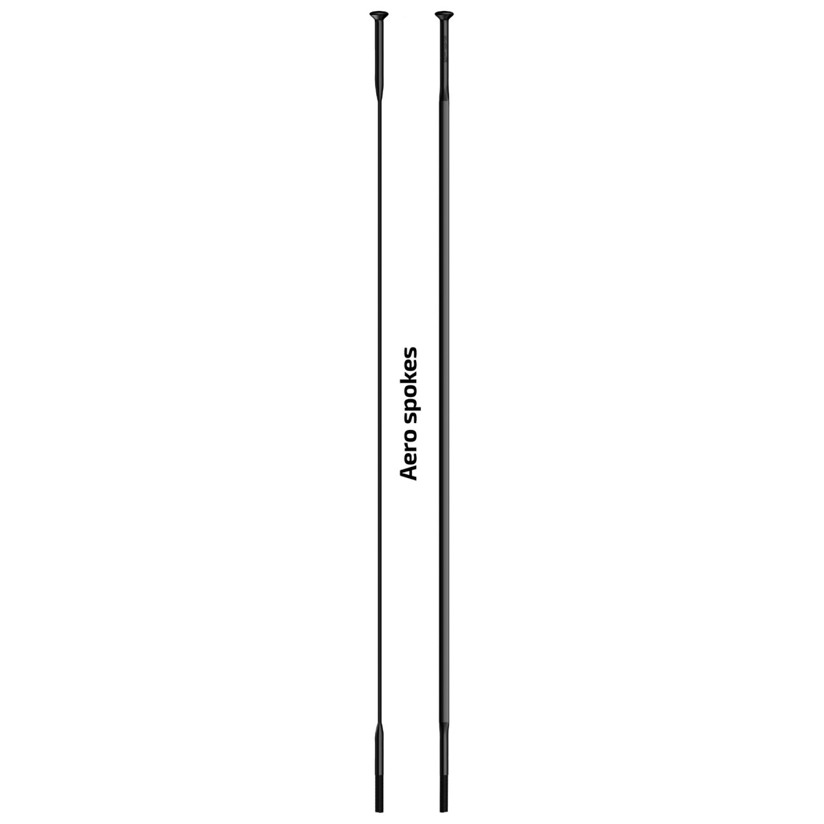 Sapim CX-Ray riteņa spieķis | Straight Pull | 2-2.3-0.9-2.0 mm | Black
