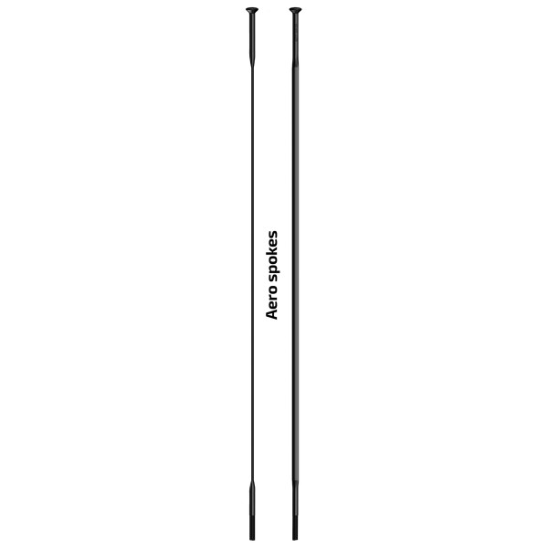 Sapim CX-Ray riteņa spieķis | Straight Pull | 2-2.3-0.9-2.0 mm | Black