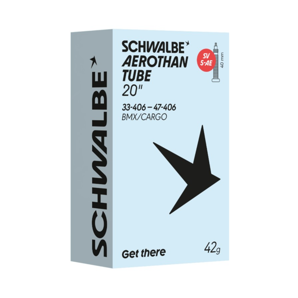 Schwalbe Aerothan BMX/Cargo 20" kamera 5AE | SV 40mm | 33/47-406