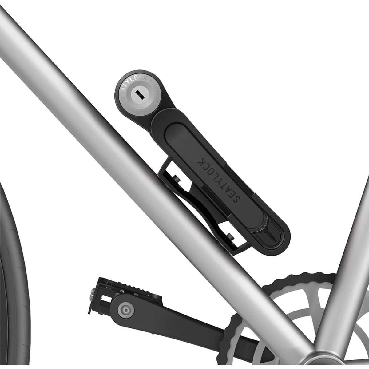 Seatylock Foldylock kompakts salokāms slēdzenes mehānisms | Pelēks