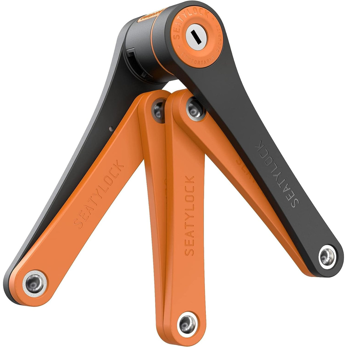 Seatylock Foldylock kompakts salokāms slēdzenes mehānisms | Oranžs