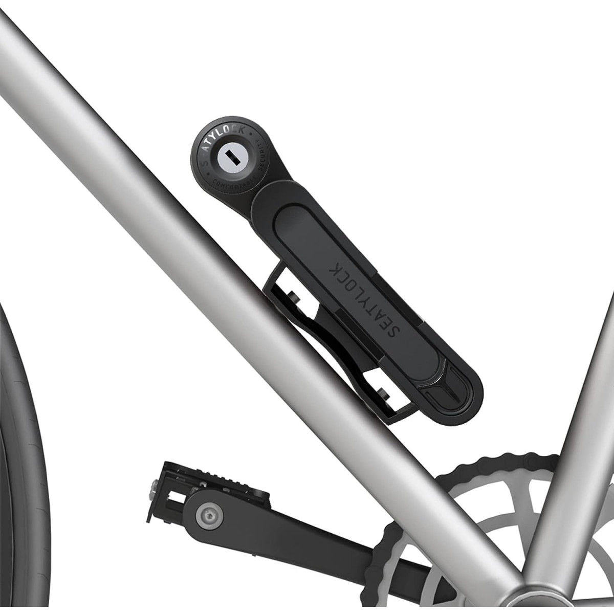 Seatylock Foldylock kompakts salokāms slēdzenes mehānisms | Melns