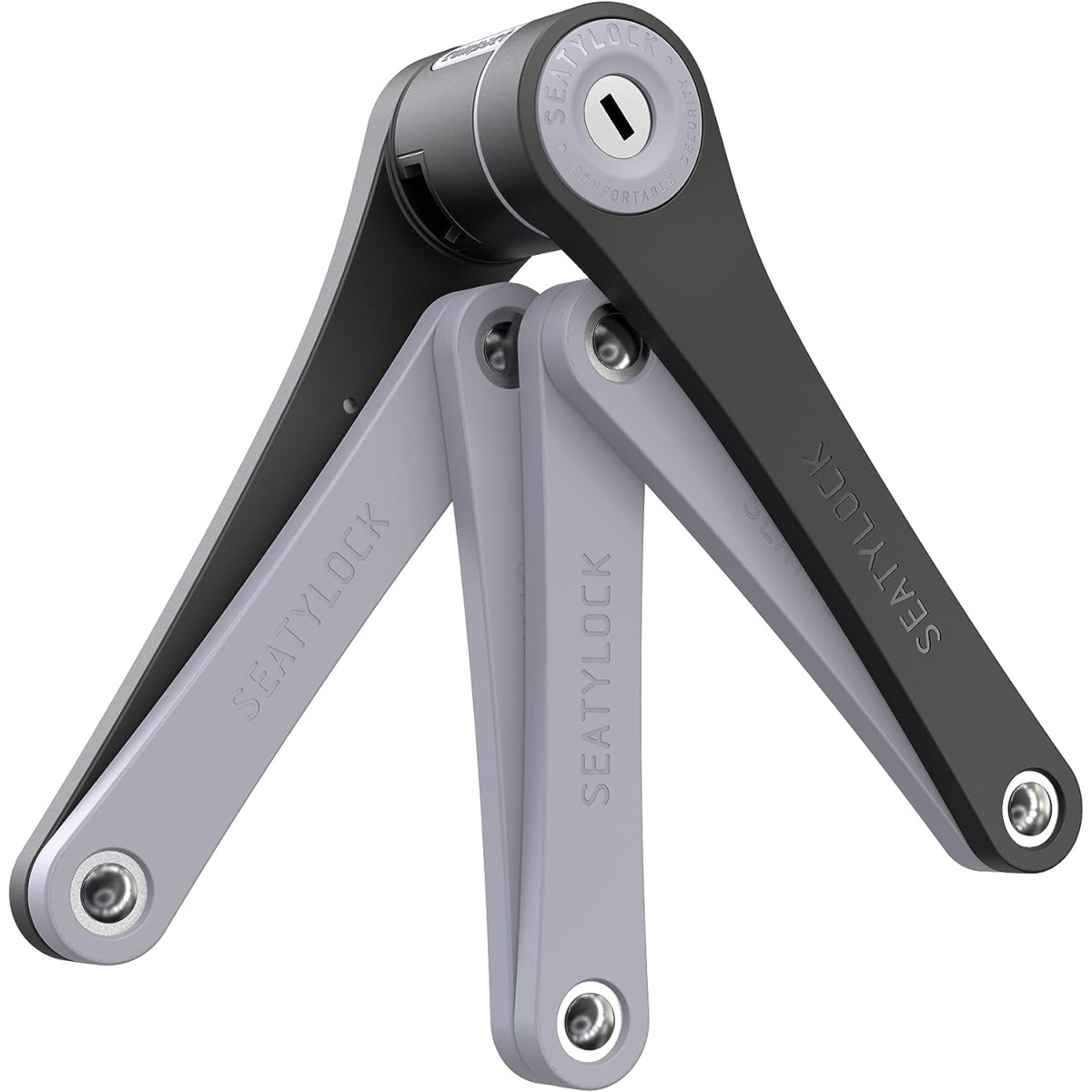 Seatylock Foldylock kompakts salokāms slēdzenes mehānisms | Pelēks