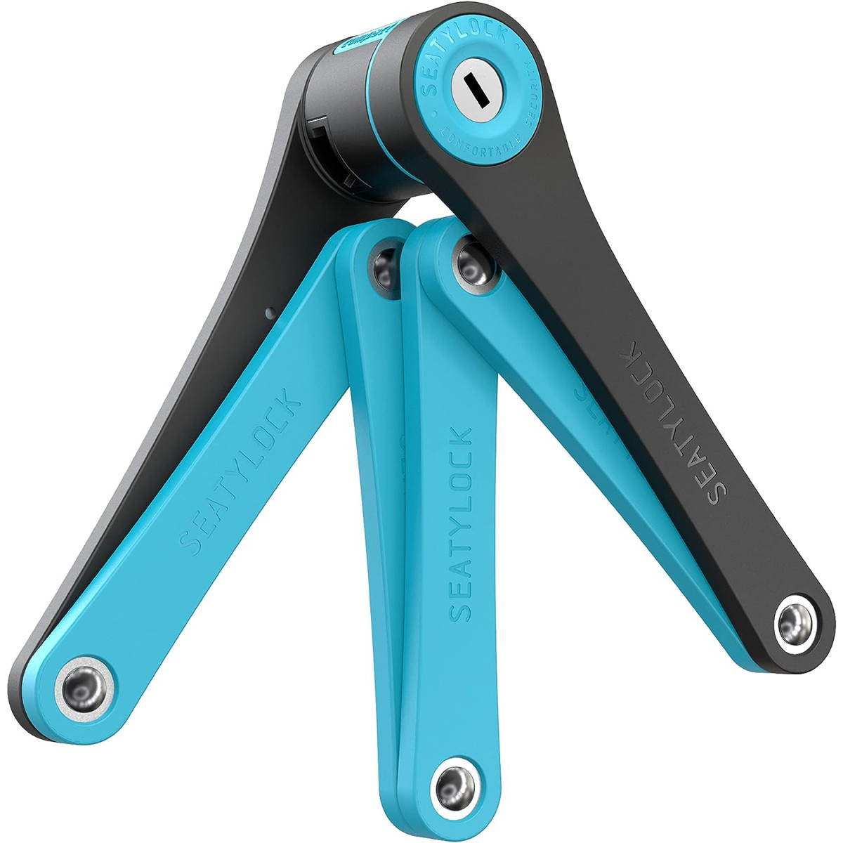 Seatylock Foldylock kompakts salokāms slēdzenes mehānisms | Zils