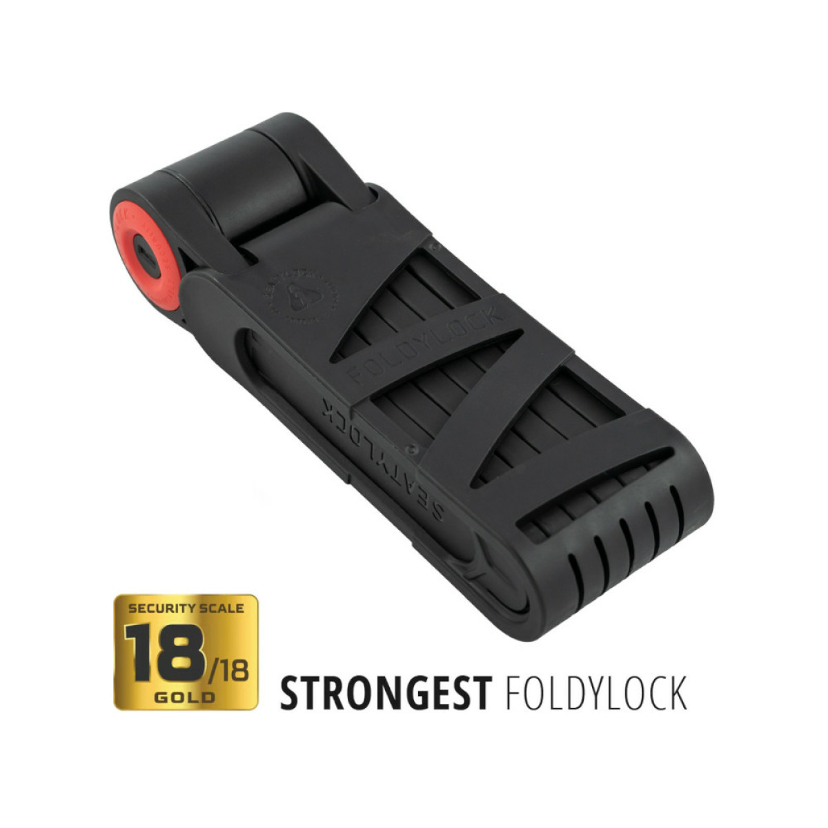 Seatylock Foldylock Forever salokāms fiksators | Melns