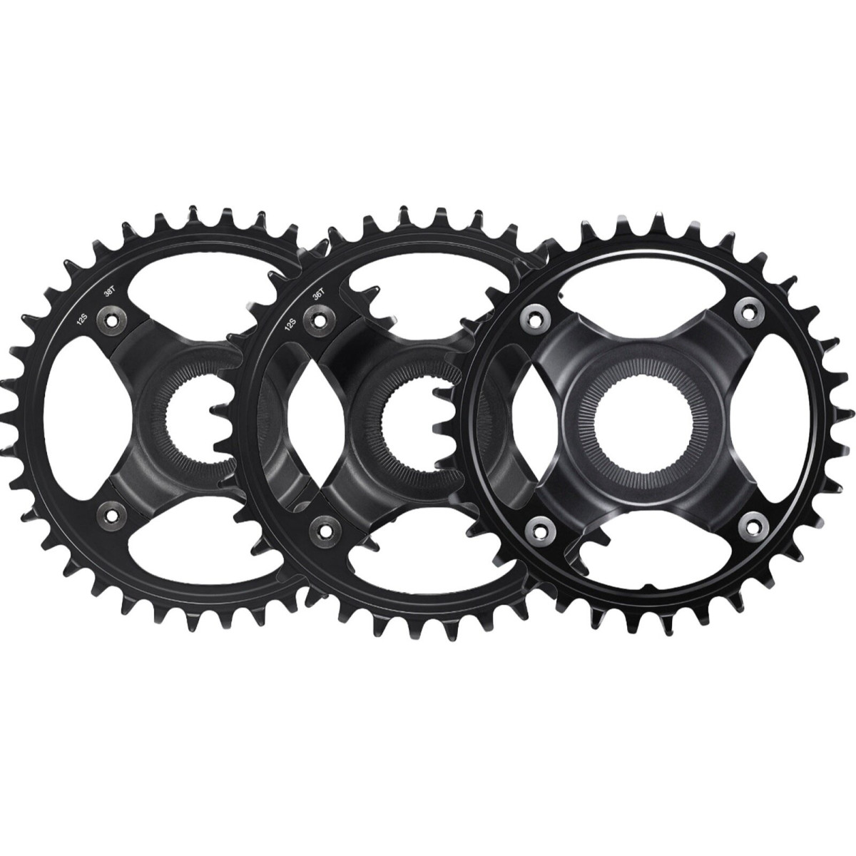 Shimano STEPS SM-CRE80-12-B zobrats | 55 mm ķēdes riteņa līnija | 104 BCD | 1x12 ātrumu