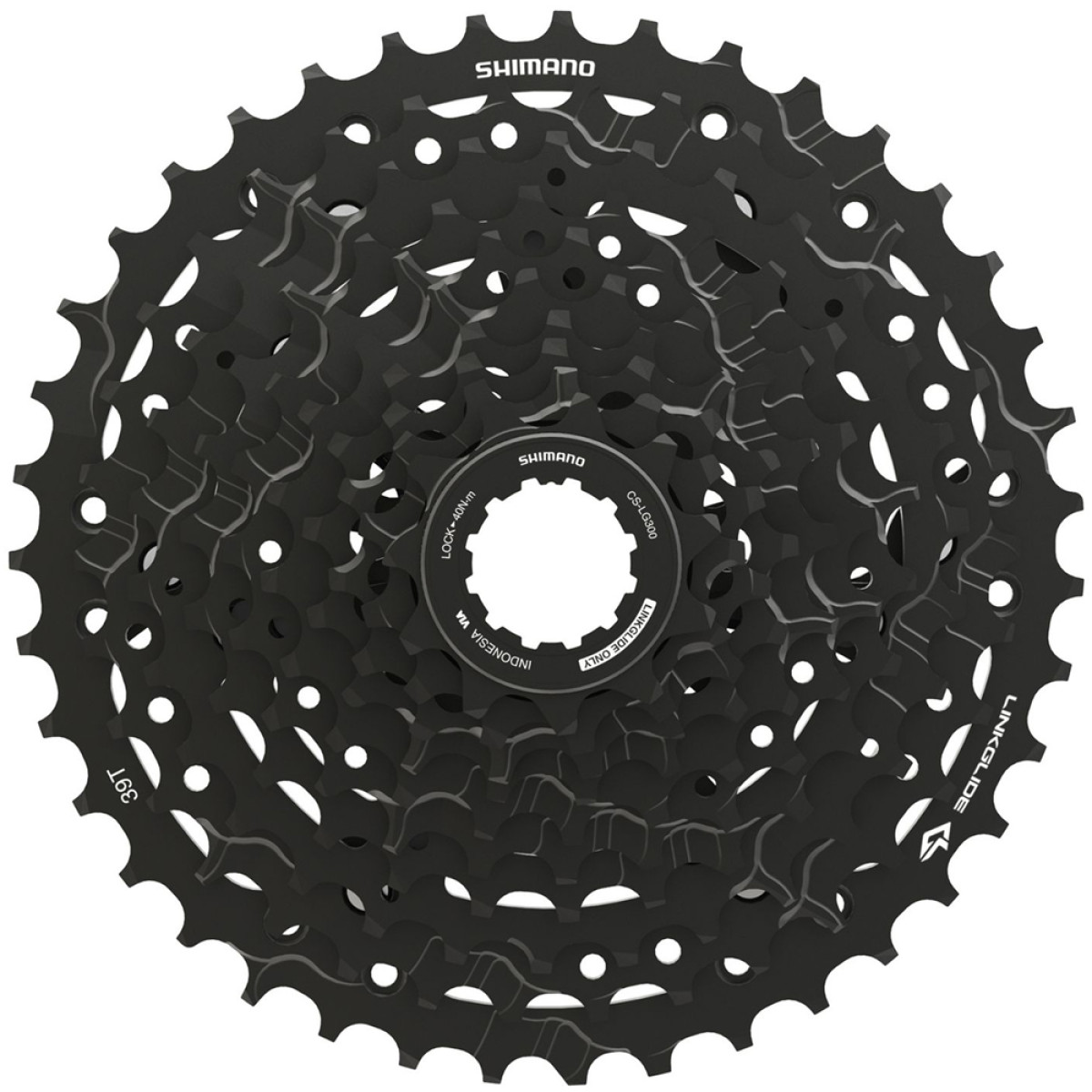 Shimano CUES CS-LG300 Linkglide kasete | 10 ātrumu