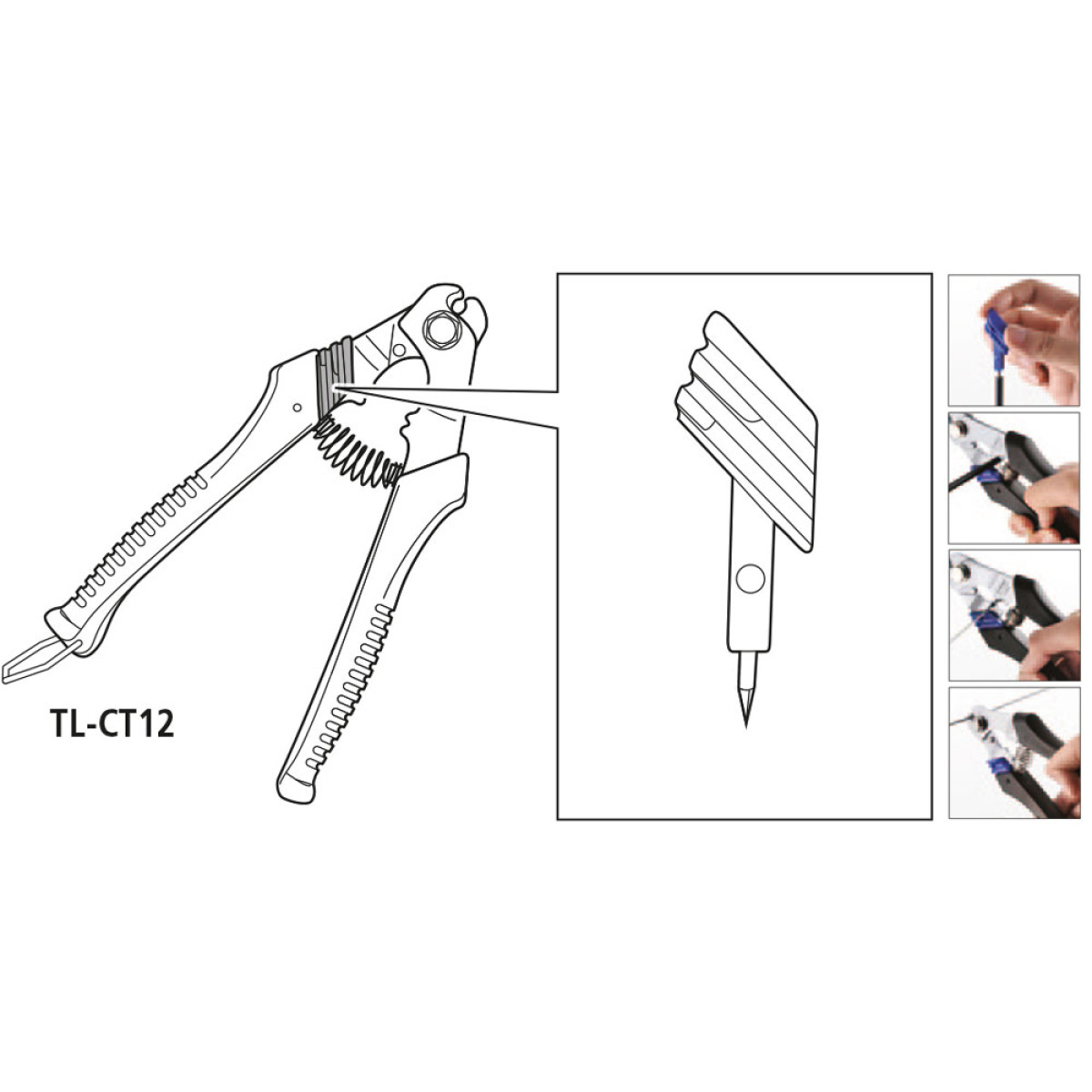 Shimano TL-CT12 kabeļu griezējs