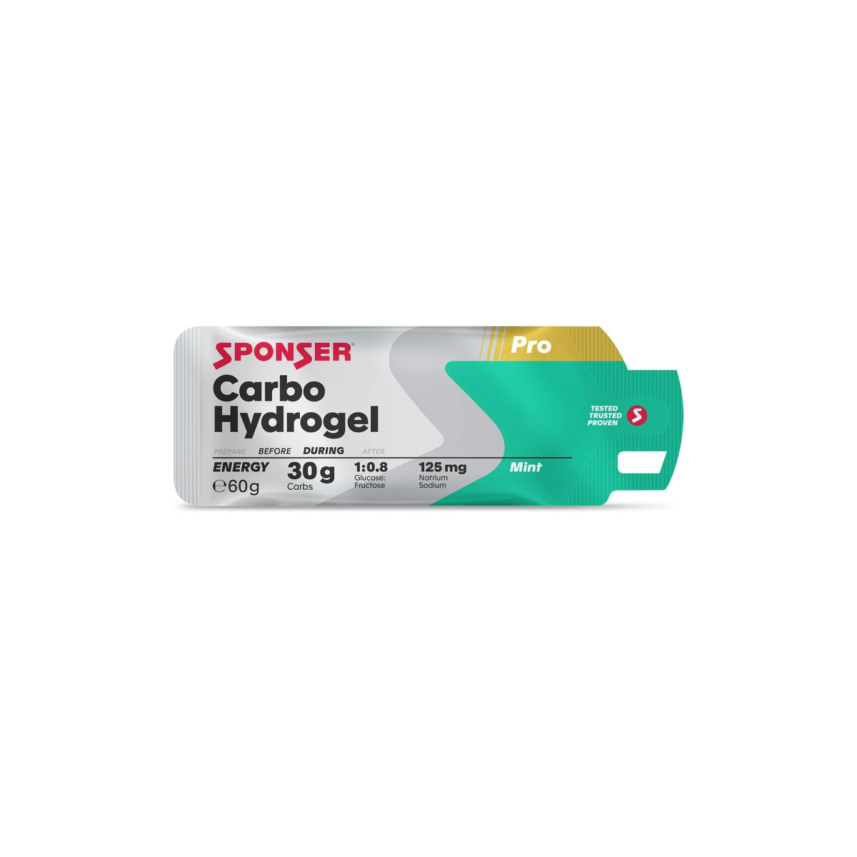 Sponser Carbo Hydrogel enerģijas želeja | 60g | Mint