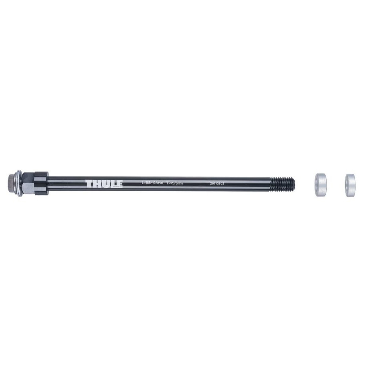 Thule velosipēda piekabes caurass | M12 x 1.75 | 185-198mm