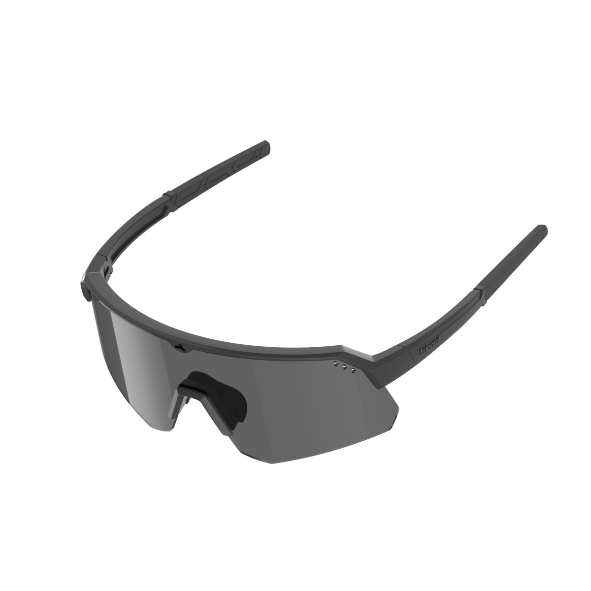Tripoint 001 Treriksröset saulesbrilles | Matt Black - Nylon Smoke