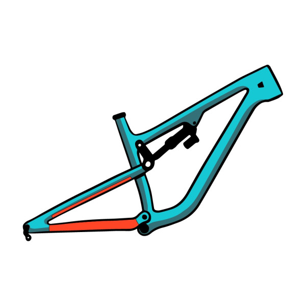 RideWrap Chainstay Armor aizsardzība | Matte Black