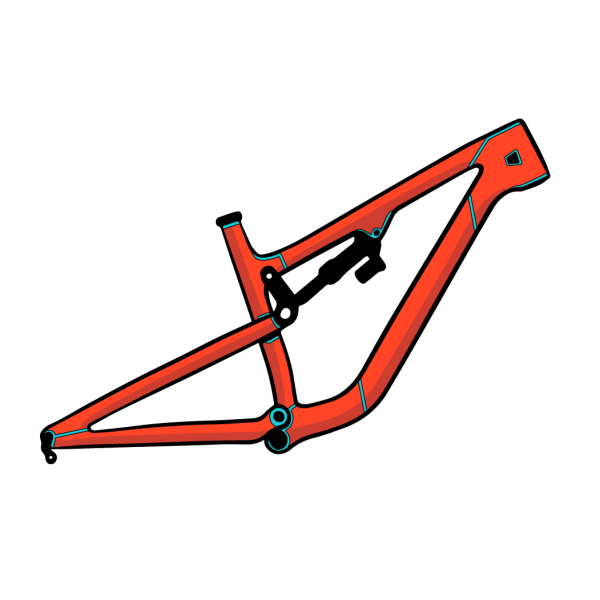 RideWrap Tailored MTB rāmja aizsargplāksne | Custom