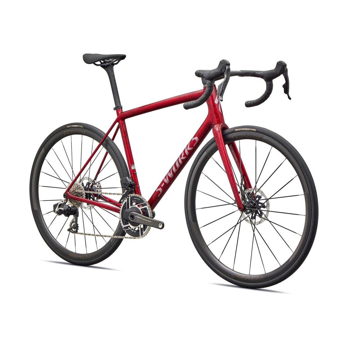 S-Works Aethos 2 šosejas velosipēds | SRAM Red AXS | Sandstone Metallic Base - Red Tint