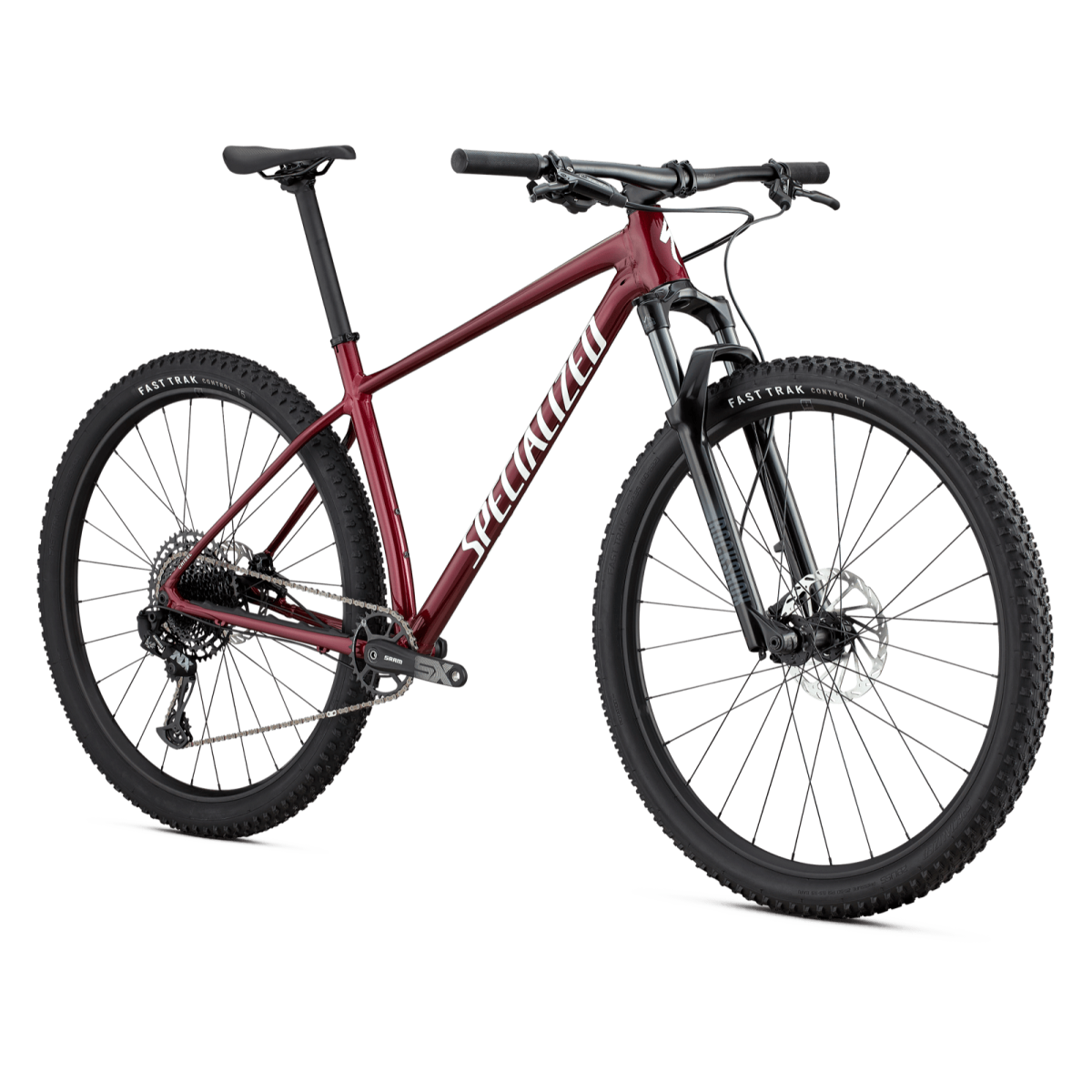 Specialized Chisel Hardtail kalnu velosipēds | Gloss Maroon - White