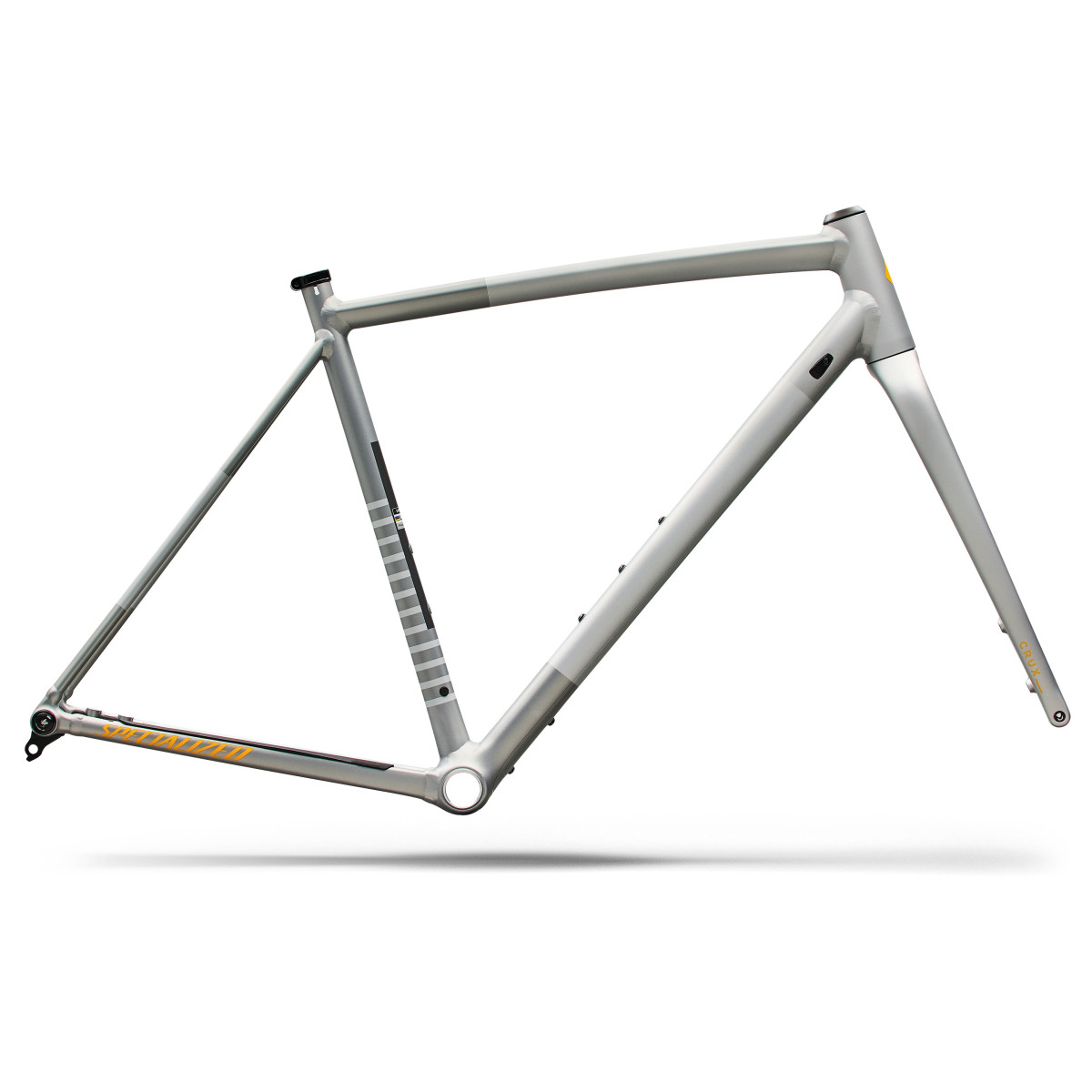 Specialized Crux DSW rāmis | Shadow Silver - California Sunshine