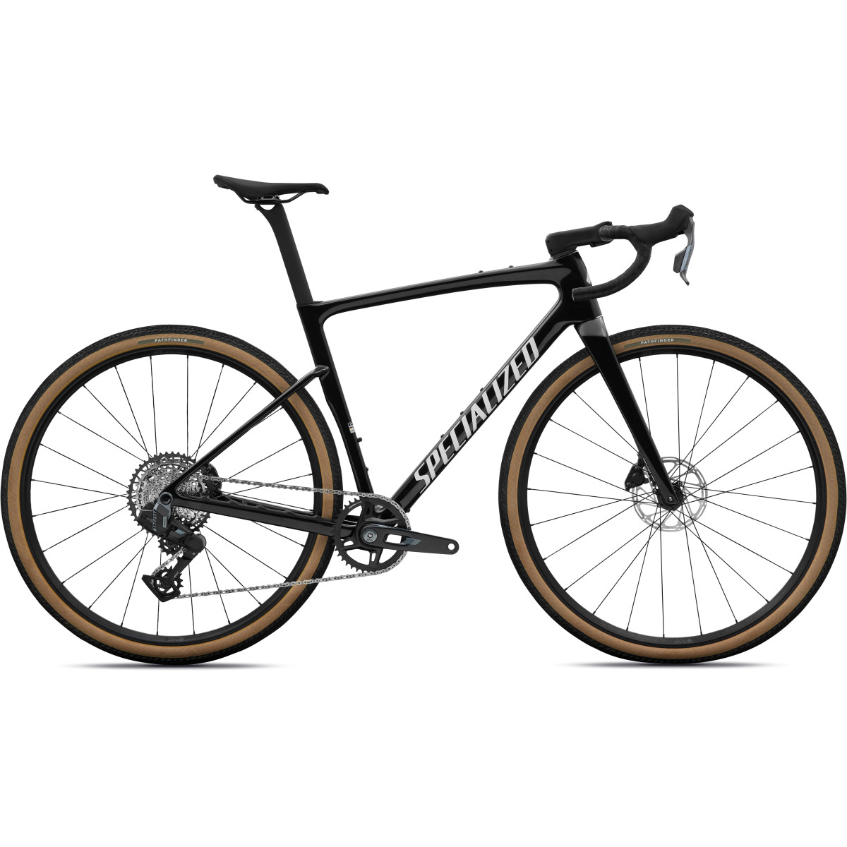 Specialized Crux 5 Comp grants velosipēds | Obsidian Metallic - Dune White