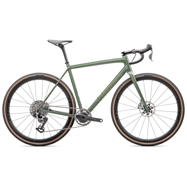 S-Works Crux grants velosipēds | Gloss Cypress Metallic - Viavi Gold