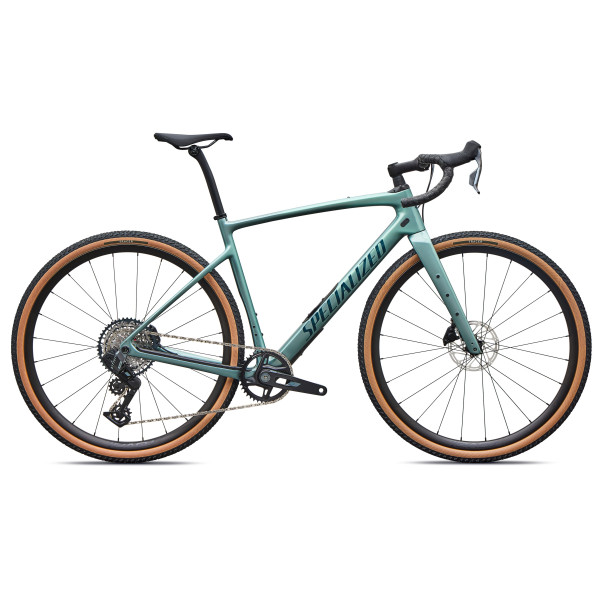 Specialized Diverge 4 Expert Carbon grants velosipēds | SRAM Rival XPLR | Fjord Metallic - Emerald
