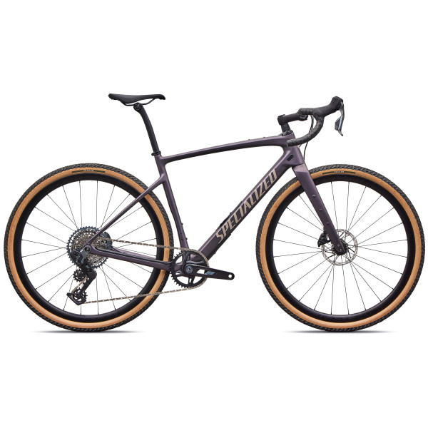 Specialized Diverge 4 Expert Carbon grants velosipēds | SRAM Rival XPLR | Nebula Metallic - Sandstone Metallic