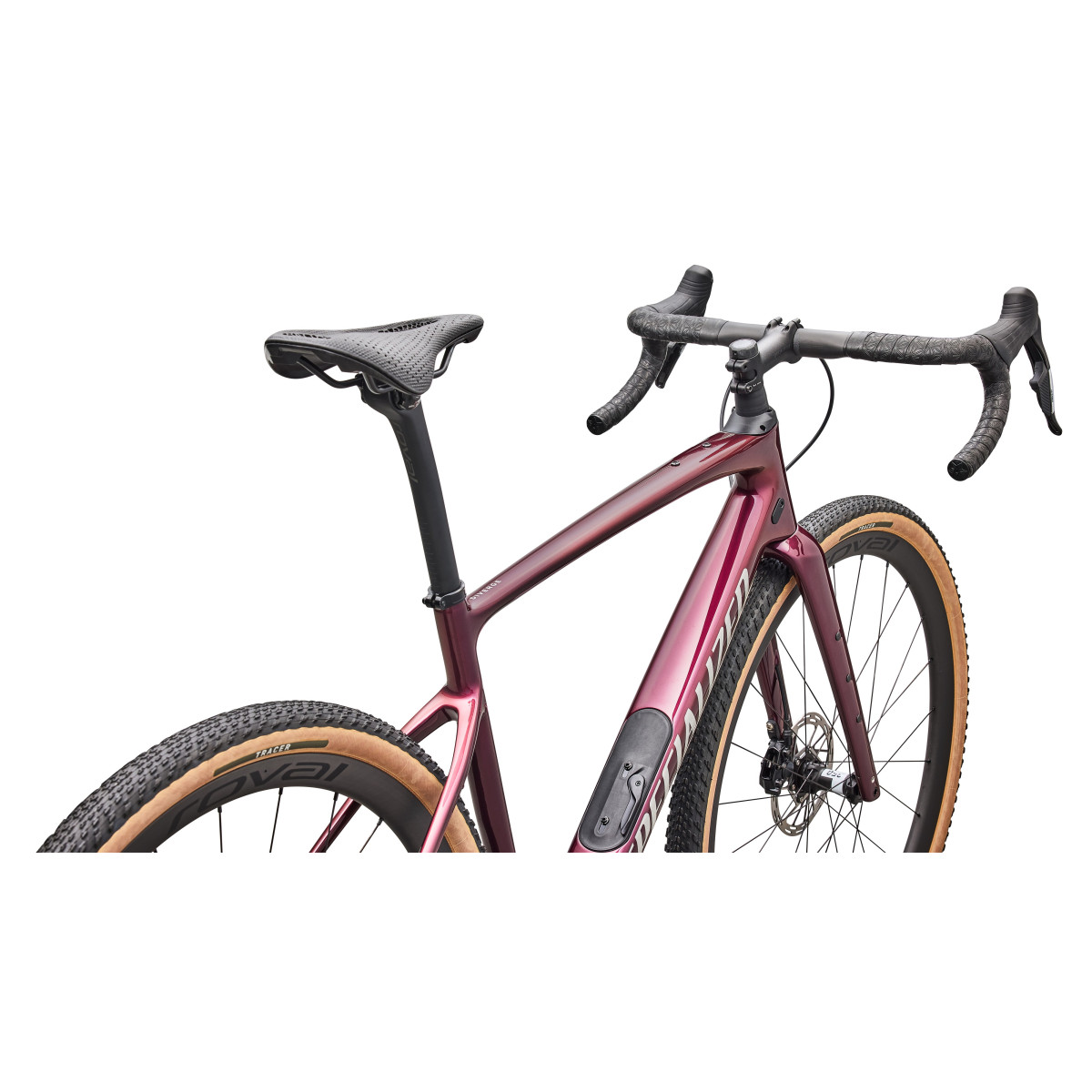 Specialized Diverge 4 Pro Carbon grants velosipēds | Bordeaux Metallic - Pearl Dolomite