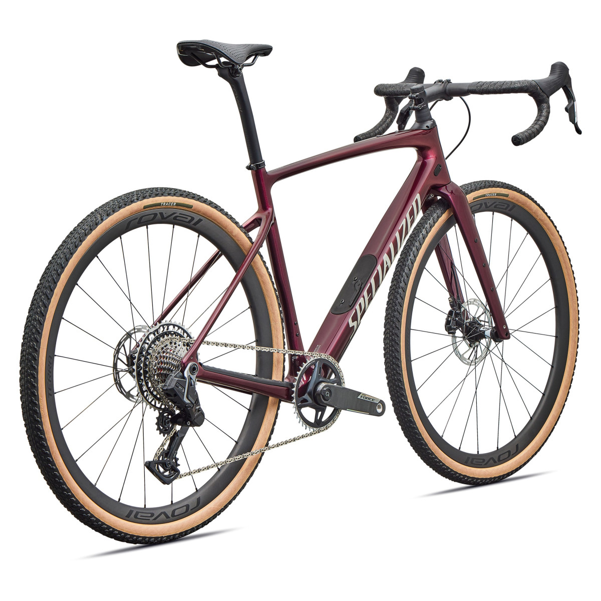Specialized Diverge 4 Pro Carbon grants velosipēds | Bordeaux Metallic - Pearl Dolomite